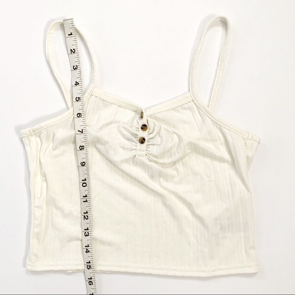 🆕 TOPSHOP Cream Ribbed Tank! - Picture 5 of 8